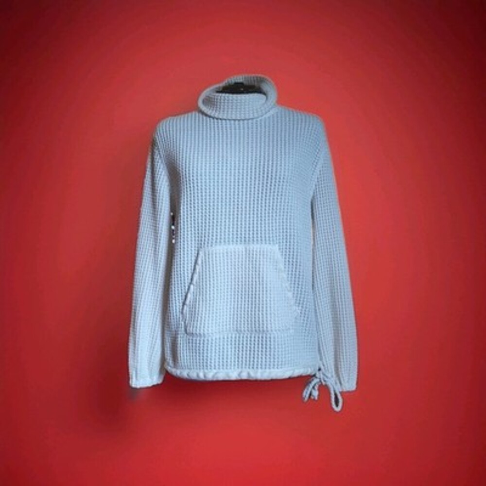 Faherty Pullover Sweatshirt in White Size Large